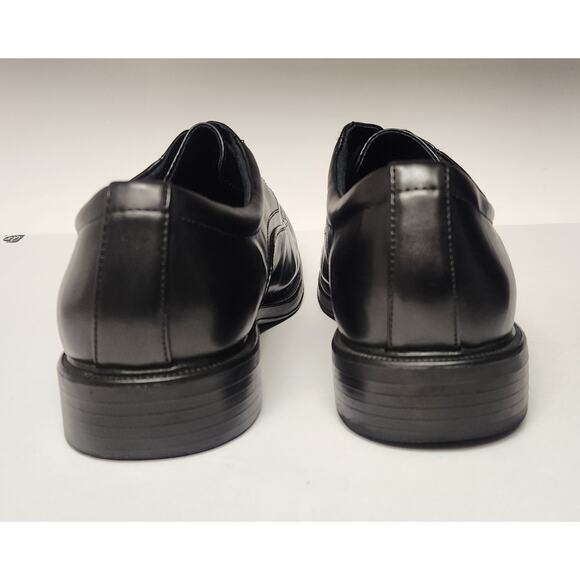 Dexflex Comfort Memory Foam Mens Leather Oxford Black Dress Shoes Size 14 - Picture 4 of 9